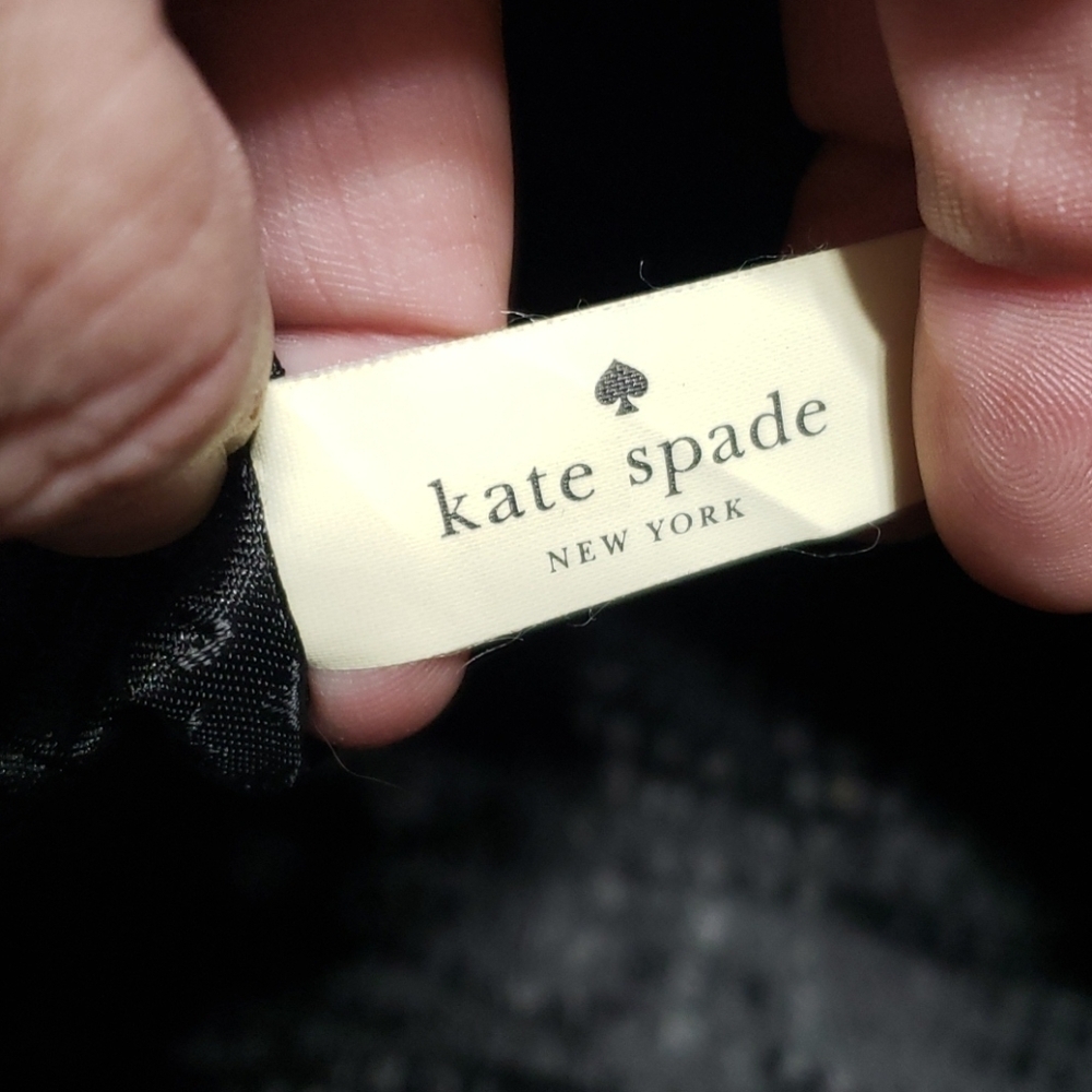 Kate spade black pebbled leather gold chain bag - Picture 5 of 11
